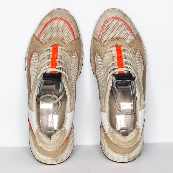 Ecco Sneakers Leather Lace Up Gorpcore Normcore Athleisure Minimalist Size 40 9 - Picture 5 of 6